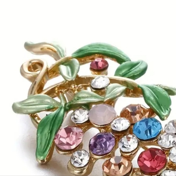 NEW! Multicolor Flower brooch - Picture 8 of 8
